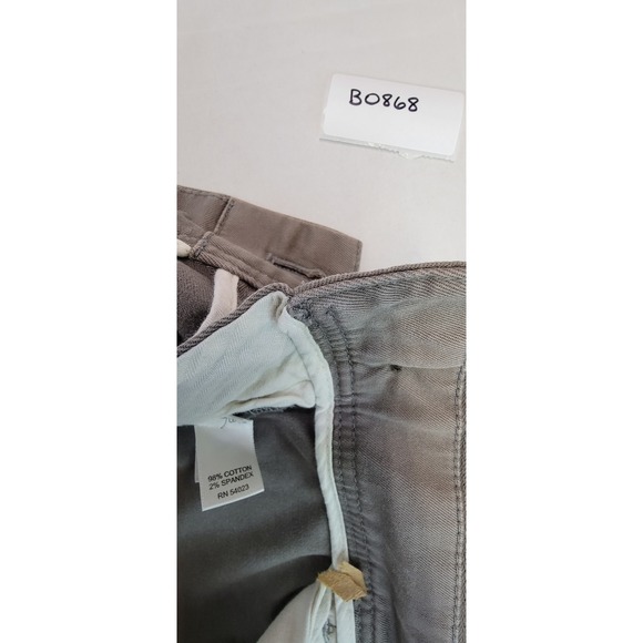 Banana Republic Martin Fit Stretch Chinos Khaki Pants Women Size 8 - Picture 4 of 5